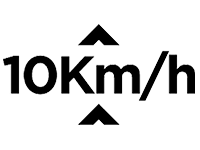 時速10km以上