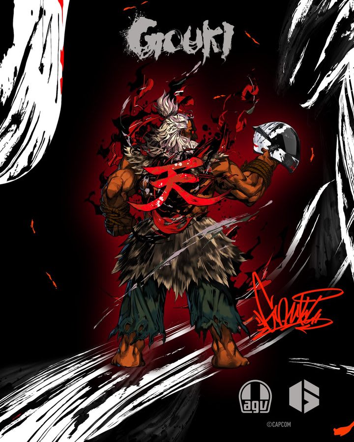 AGV × STREET FIGHTER 6 GOUKI