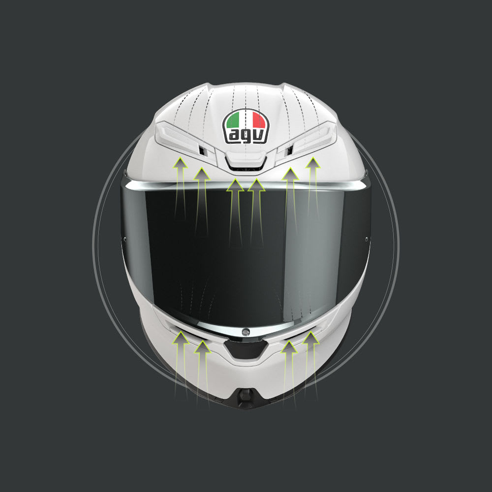 AGV K6 フルフェイスヘルメット ホワイト AGV AGV K6 S WHITE ホワイト フルフェイス ヘルメット アジアン