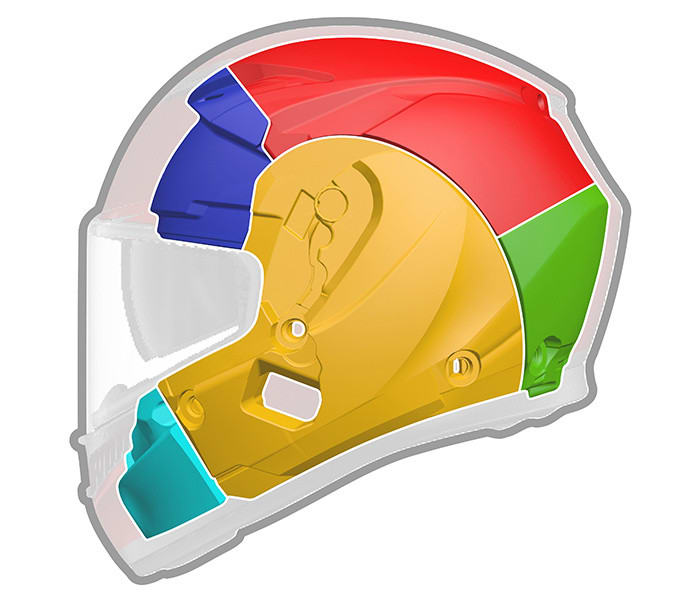 AGV K3 テクニカルシート | AGVヘルメット公式