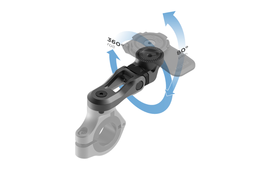 Quad Lock Handlebar Mount Pro Adjustable の可動ヘッド
