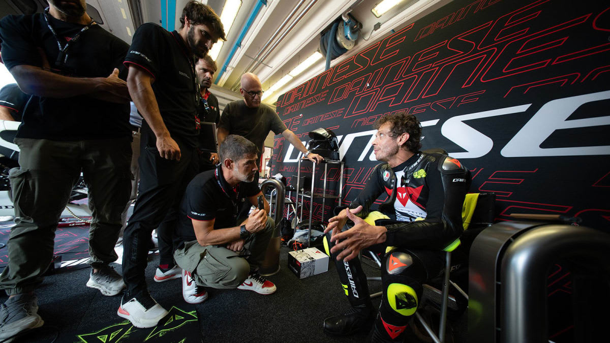 Dainese Project Apexのテストセッションの様子