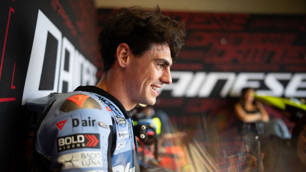 ムジェロで開催されたDainese Project Apexに参加するフェルミン・アルデグエル