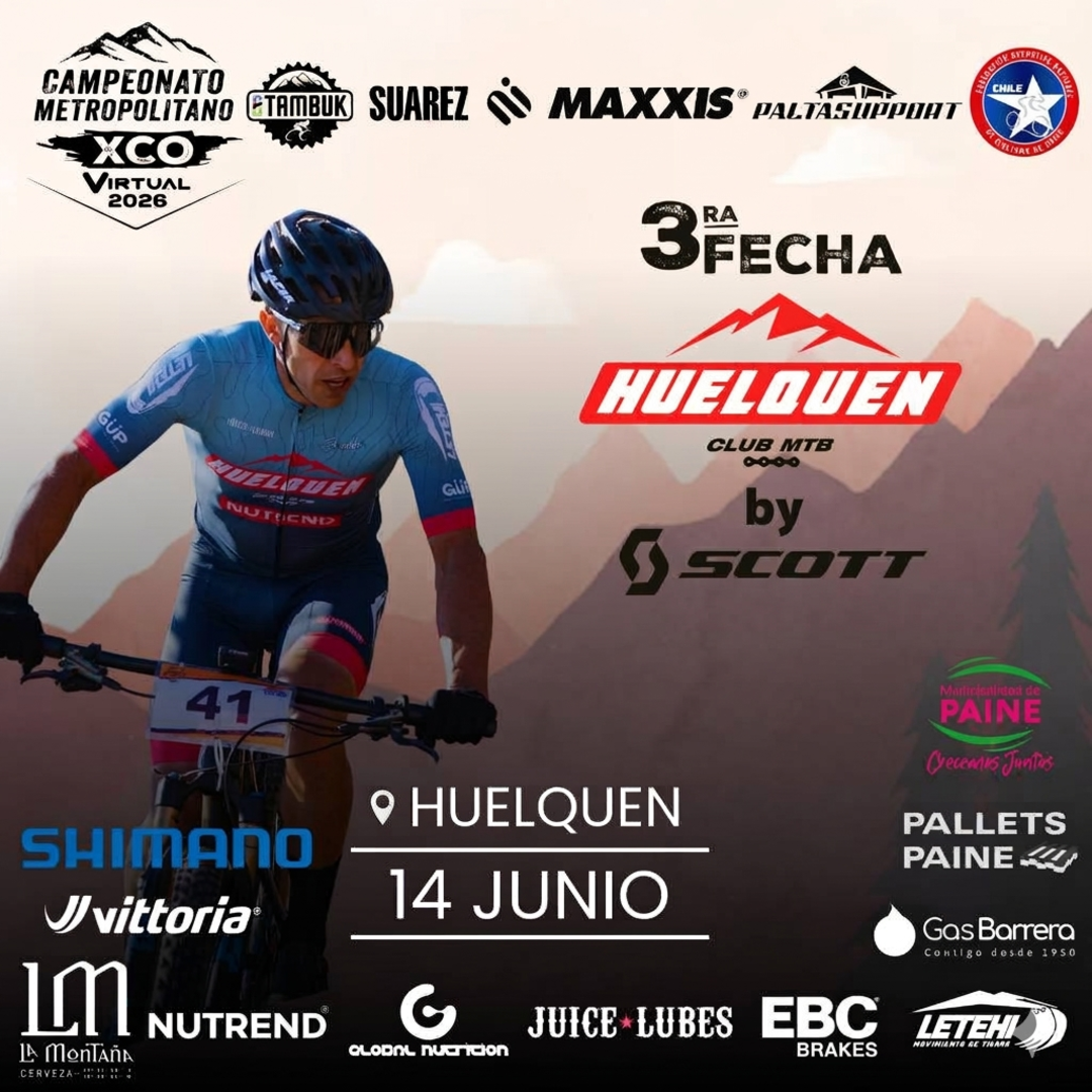 Tocke 3ra Fecha Campeonato Metropolitano XCO Virtual 2026 Huelquen Club Mtb ...