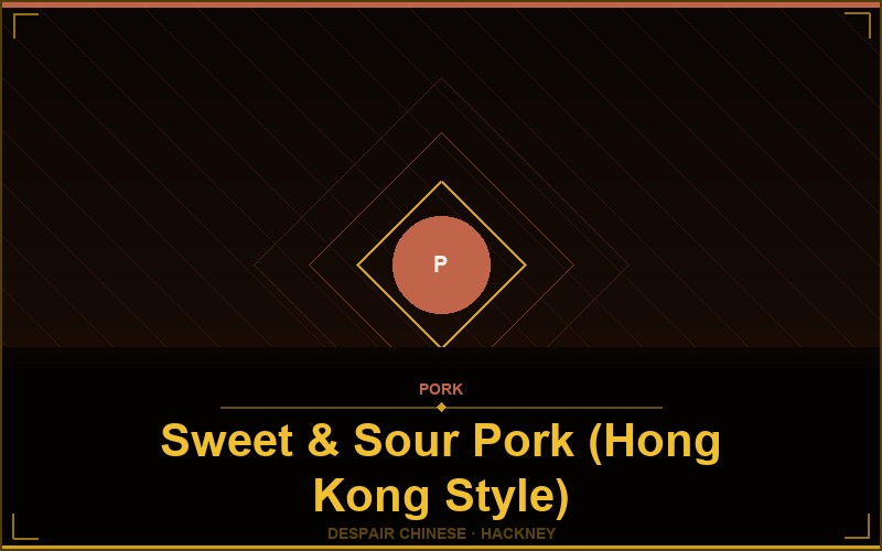 Sweet & Sour Pork (Hong Kong Style)