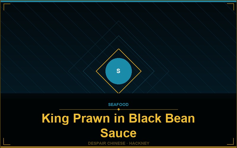 King Prawn in Black Bean Sauce