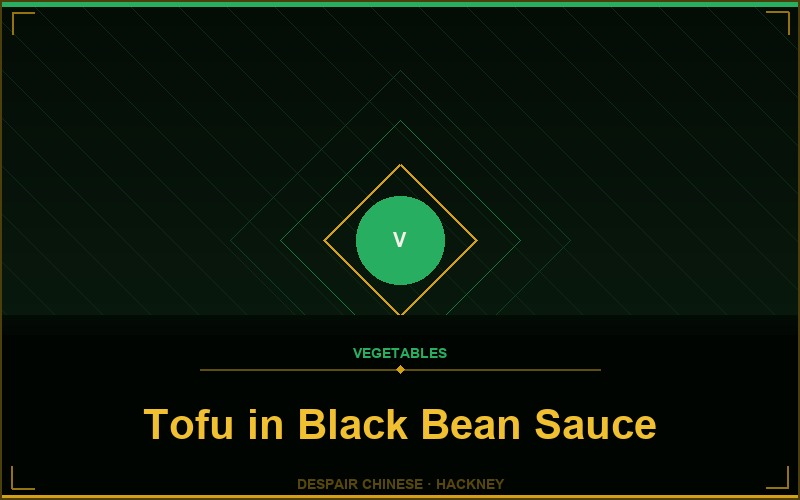 Tofu in Black Bean Sauce