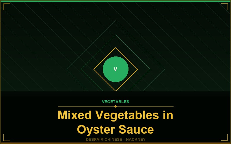 Mixed Vegetables in Oyster Sauce