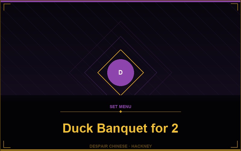Duck Banquet for 2