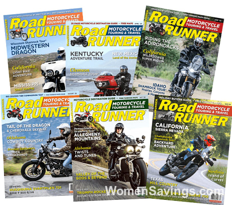 FREE 1-Year Subscription to RoadRUNNER Motorcycle Magazine