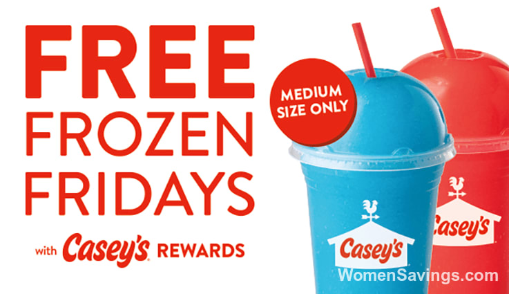 FREE Medium Frozen Drink at Casey's Every Friday