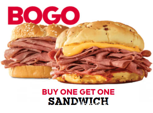 BOGO FREE Arby's Sandwich Every Weekend in June!