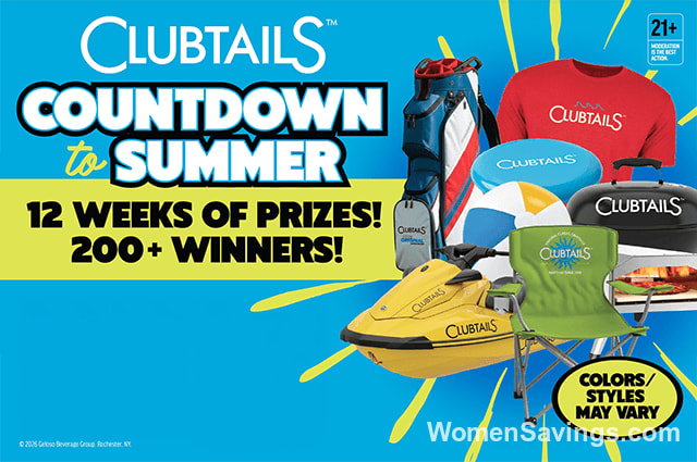 Clubtails Cocktails Countdown to Summer Sweepstakes (200+ Winners!)