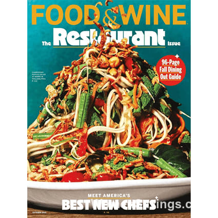 FREE 6-Month Subscription to Food & Wine Magazine