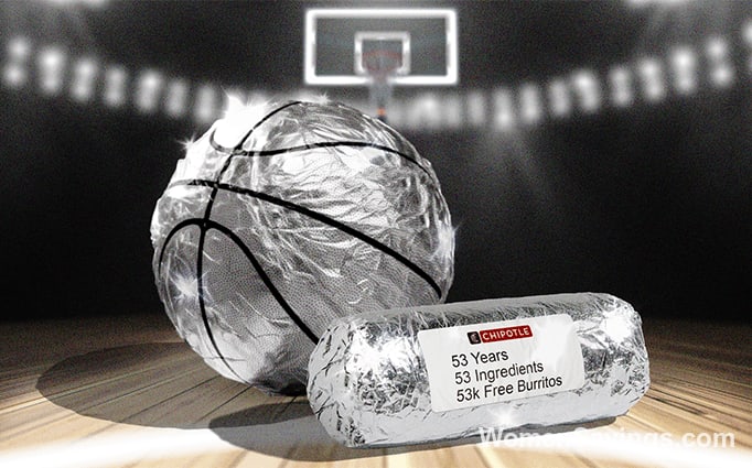 Chipotle Free Burrito Giveaway After NBA Finals