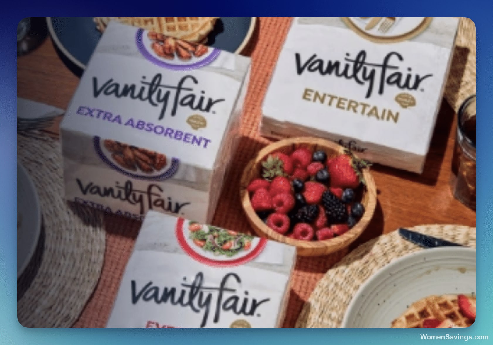 Win a Year Supply of Vanity Fair Napkins