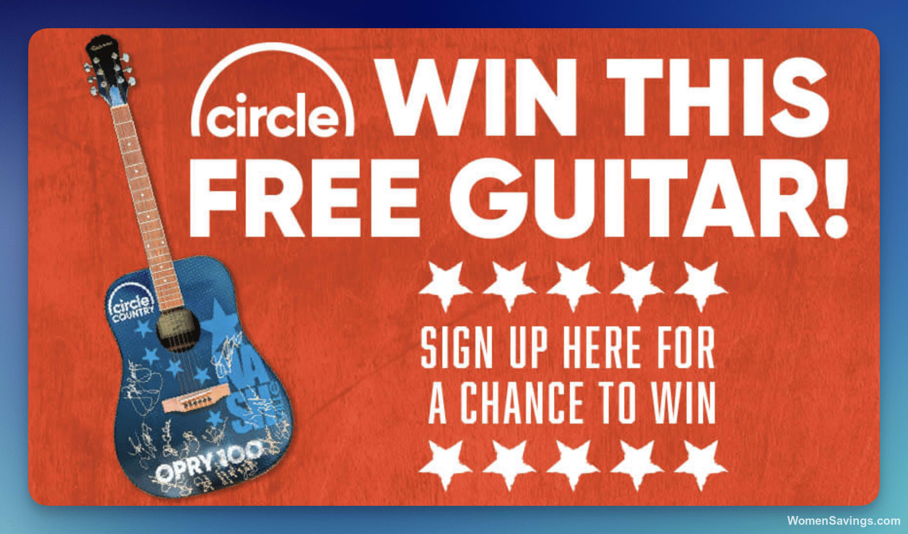 Circle Strumming Into Summer Sweepstakes