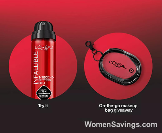 FREE L'Oréal On-The-Go Makeup Bag at Target on June 21st