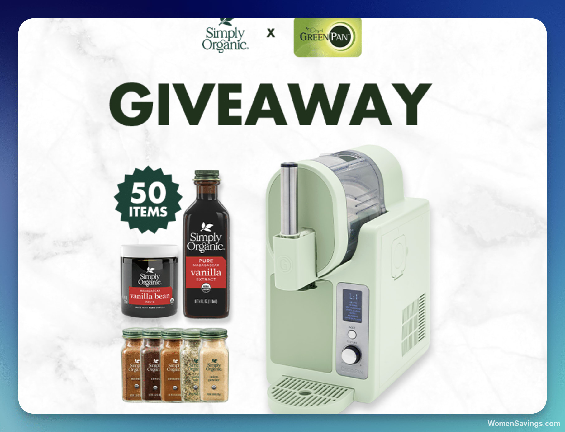 Win GreenPan Simply Organic Cookware & Pantry Essentials