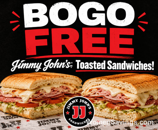 BOGO FREE Jimmy John's Toasted Sandwiches