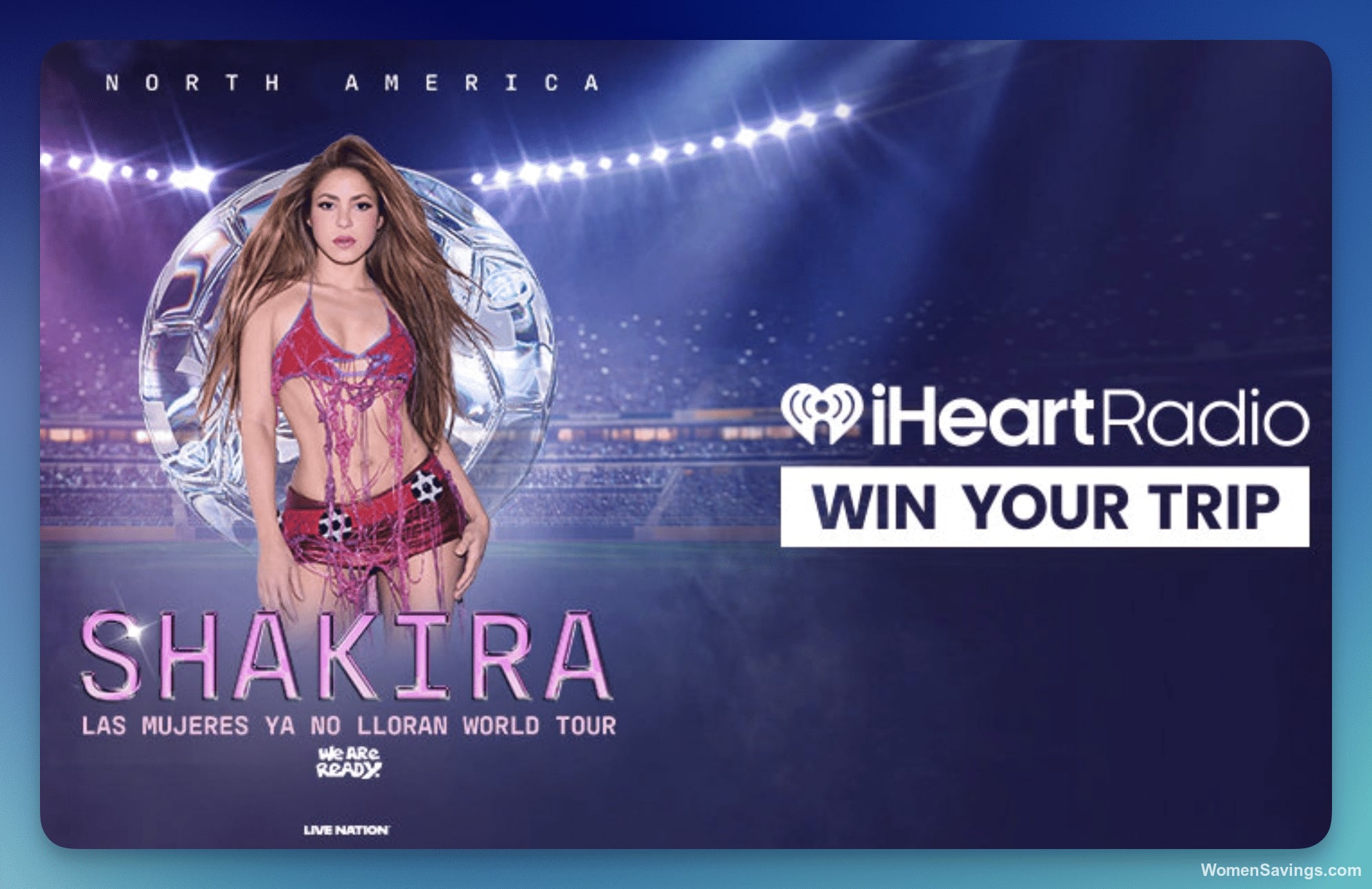 Win a Shakira NYC Experience Trip for Two with iHeart