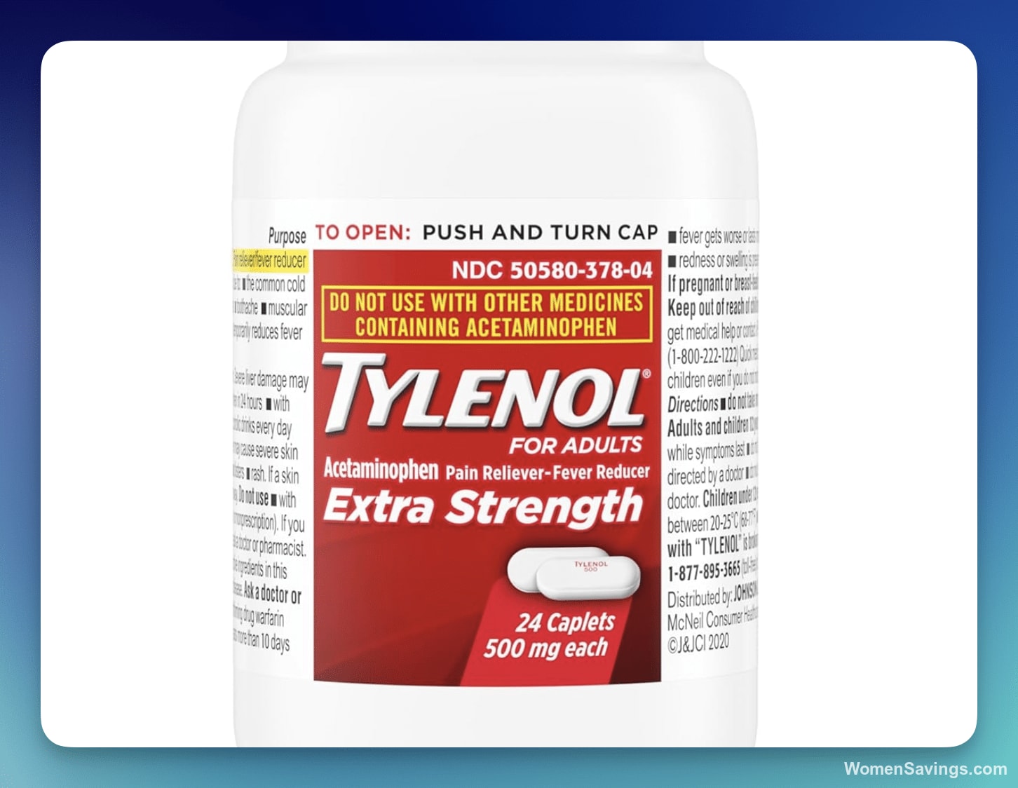Amazon: Tylenol Extra Strength Caplets 24-Count – Only $2.82