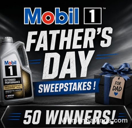 Mobil 1 Father's Day Sweepstakes: Win Branded Glasses (50 Winners!)