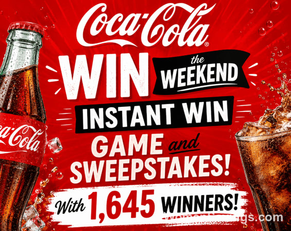 Coca-Cola Win the Weekend Instant Win Game - 1,645 Winners!