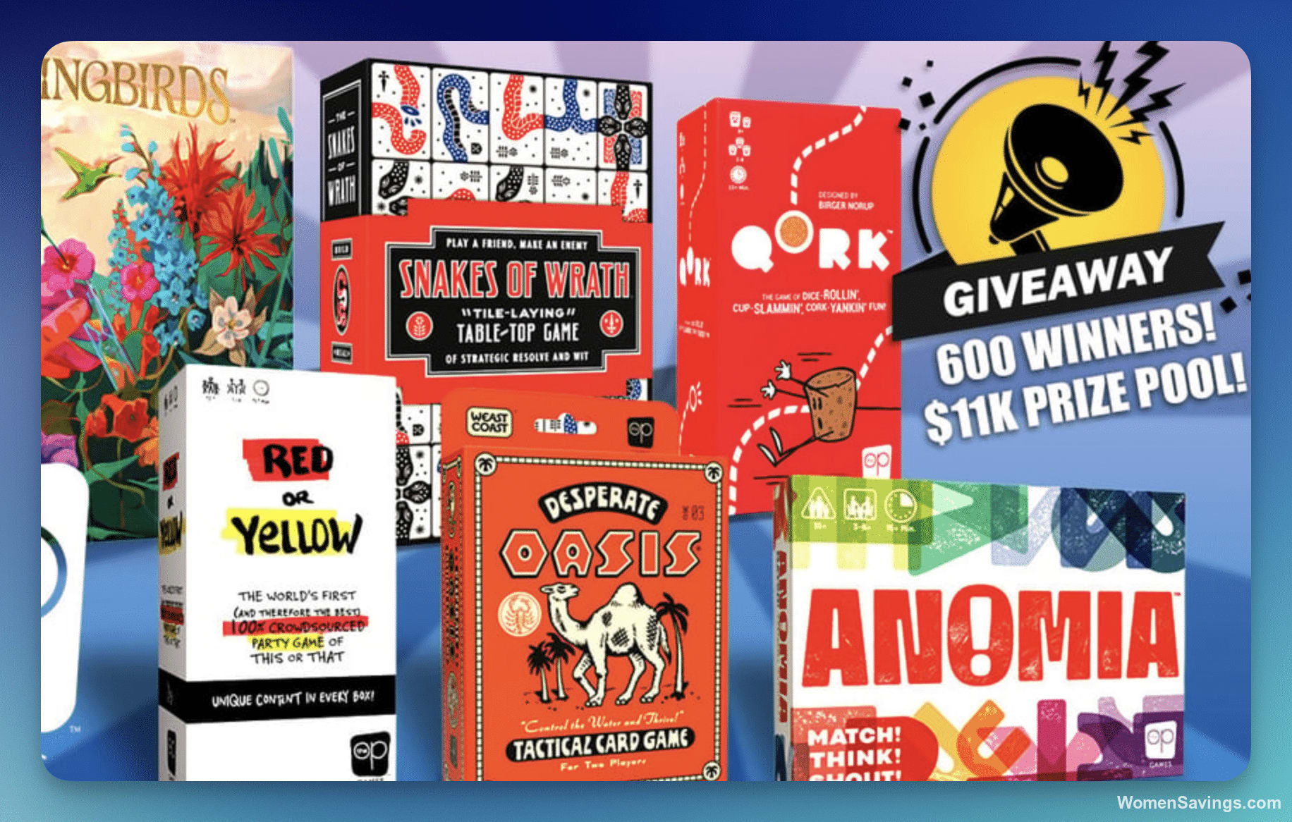 The Op Games Epic Summer Giveaway - 600 Winners