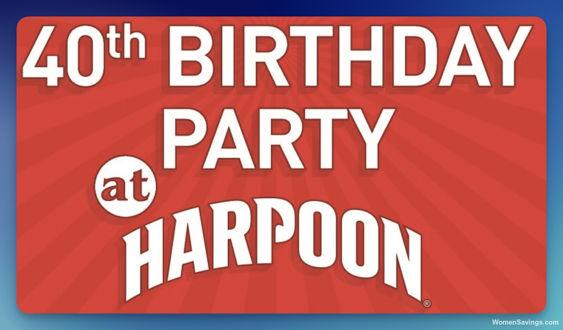 Harpoon Brewery 40th Birthday Giveaway Sweepstakes