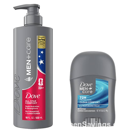 FREE Dove Men+Care Shampoo, Conditioner & Deodorant at Walmart