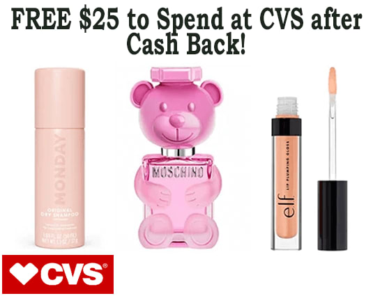 FREE $25 to Spend at CVS After Cash Back