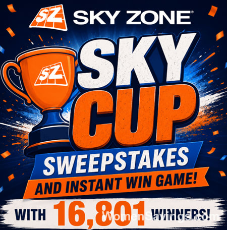 Sky Zone Sky Cup Sweepstakes: 16,801 Winners!