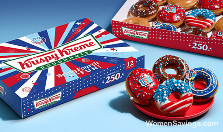 FREE Original Glazed Doughnut at Krispy Kreme on July 4th