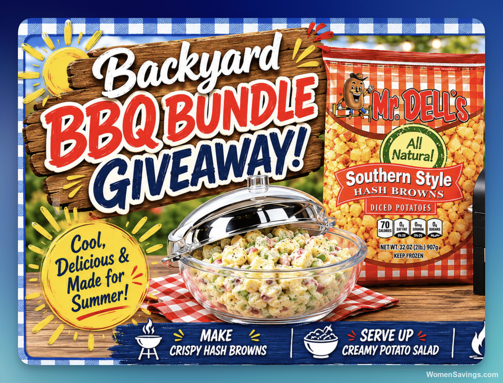 Mr. Dell's Backyard BBQ Sweepstakes - Win a Grill Bundle