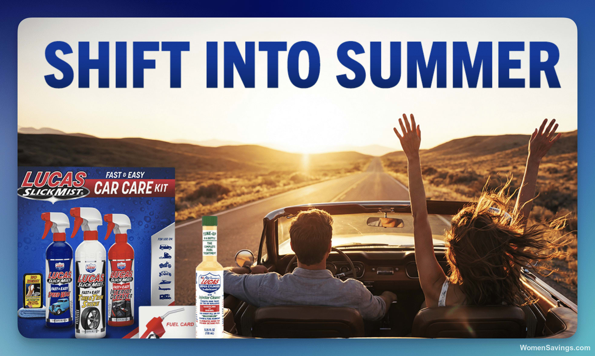 Lucas Oil Products Summer Giveaway: Win Gas Card & Car Care Pack