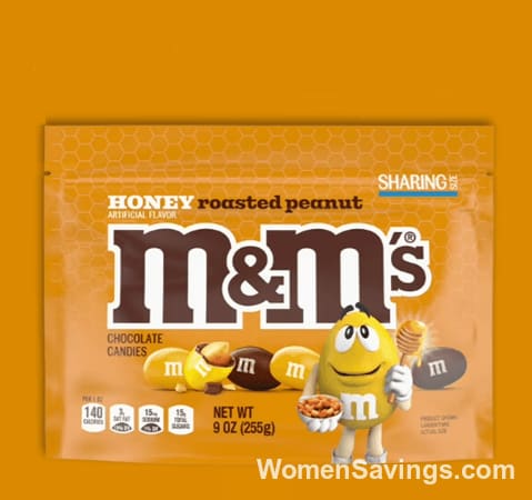 FREE M&M'S Honey Roasted Peanut Candy Sample