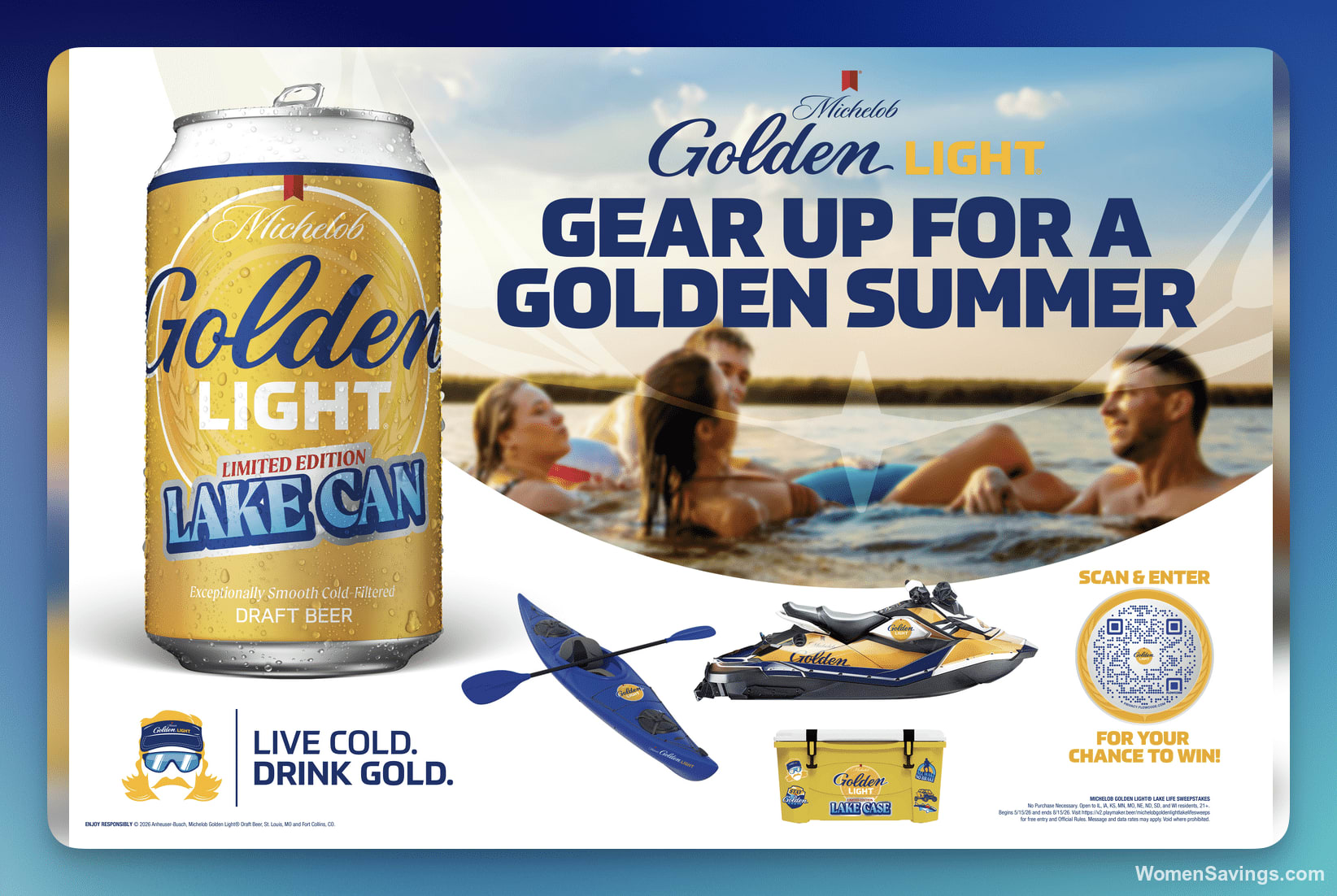 Michelob Golden Light Lake Life Sweepstakes (Select States)