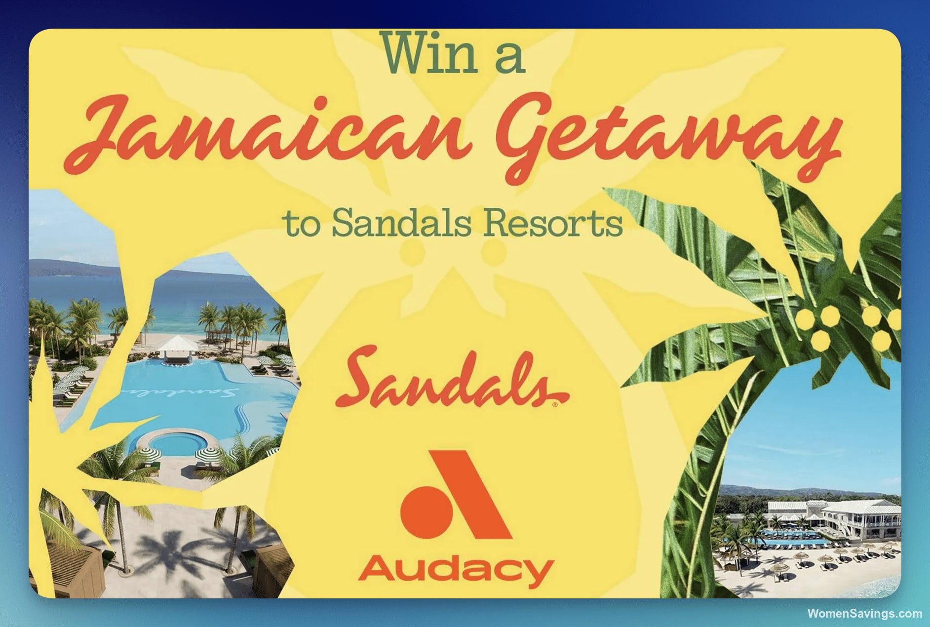 Win a Dream Vacation to Sandals Resort - Daily Entry Sweepstakes