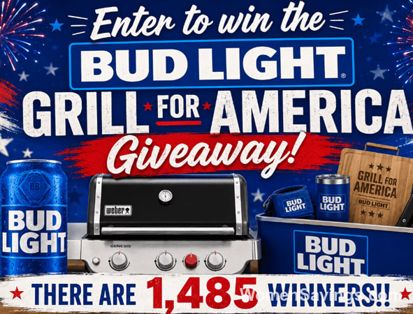 Bud Light GRILL FOR AMERICA Giveaway - 1,485 Winners!