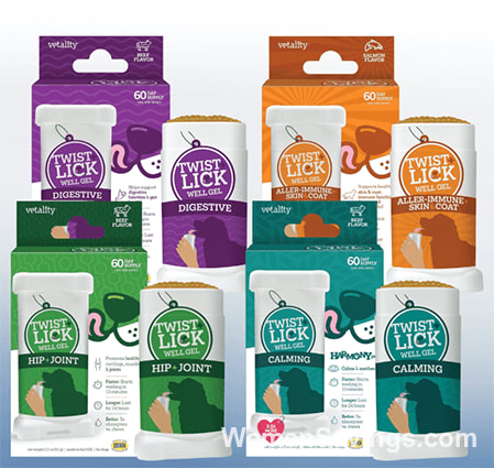 FREE Twist + Lick Dog Wellness Gel Supplement