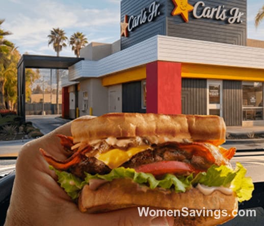 FREE Sourdough Star Burger at Carl's Jr