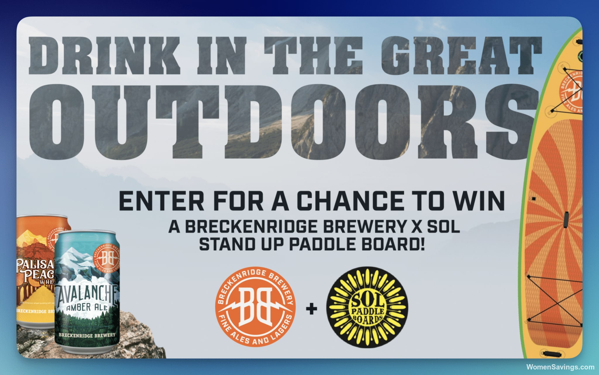 Win a SOL Paddle Board from Breckenridge Brewery