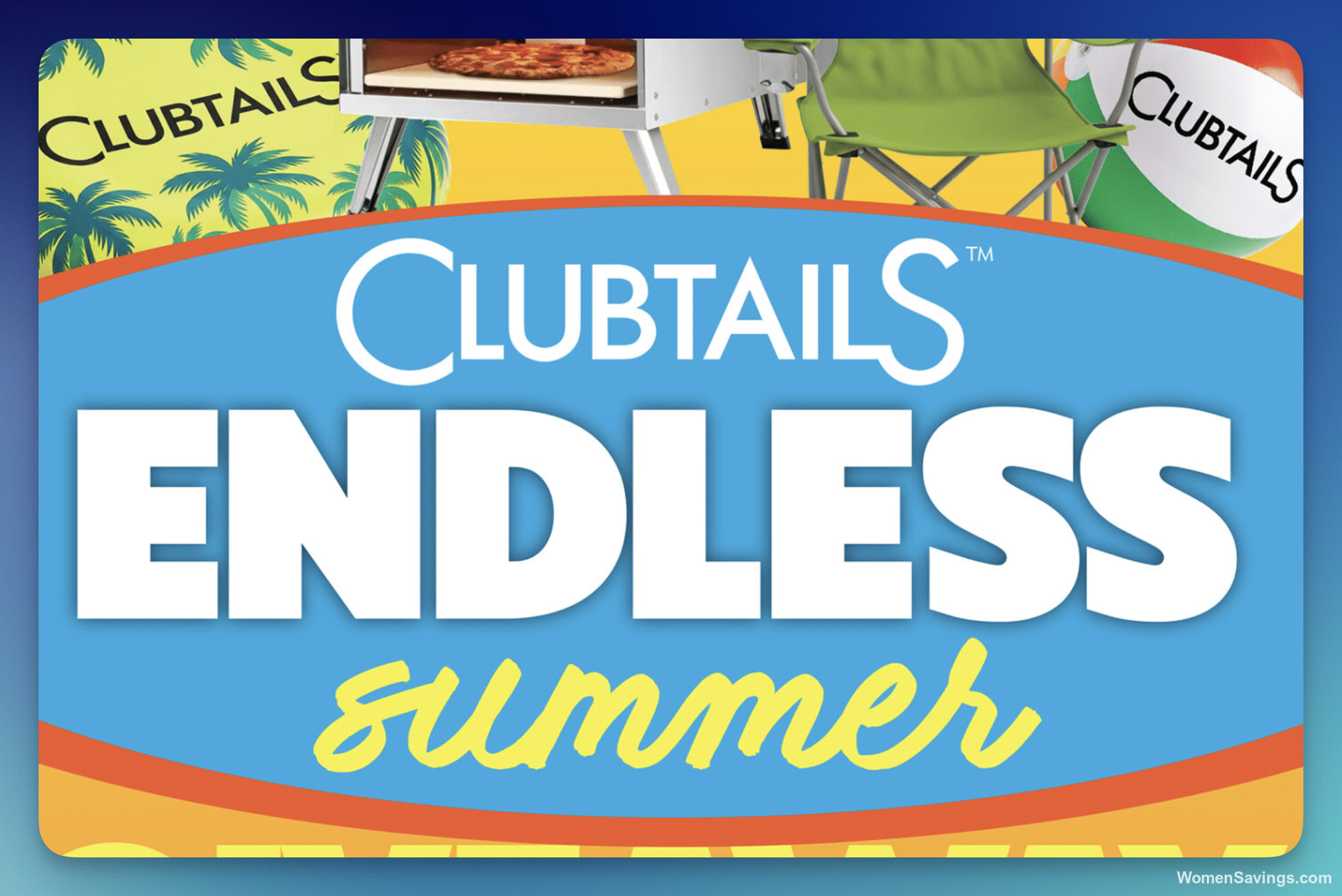 Clubtails Cocktails Summer Sweepstakes - Win Pizza Ovens & Pool Floats