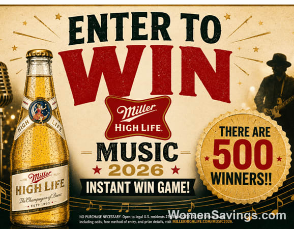 Miller High Life Music 2026 Instant Win Game - 500 Mini Jukebox Speakers!