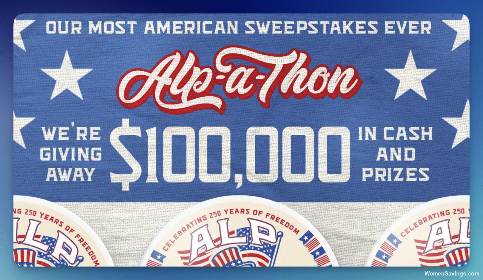 ALP July 4th ALP-a-thon Sweepstakes - Win Up to $25,000