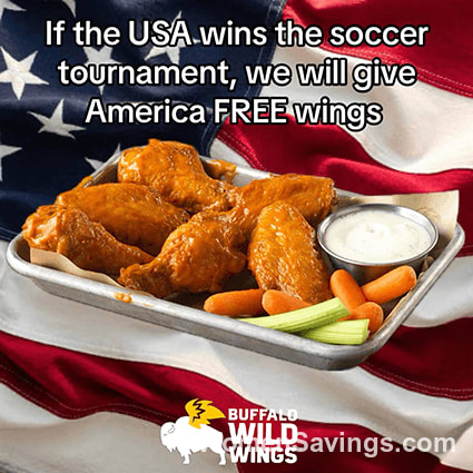 FREE Wings at Buffalo Wild Wings if USA Wins FIFA World Cup