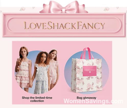 FREE Exclusive Tote Bag at LoveShackFancy x Target Launch Event