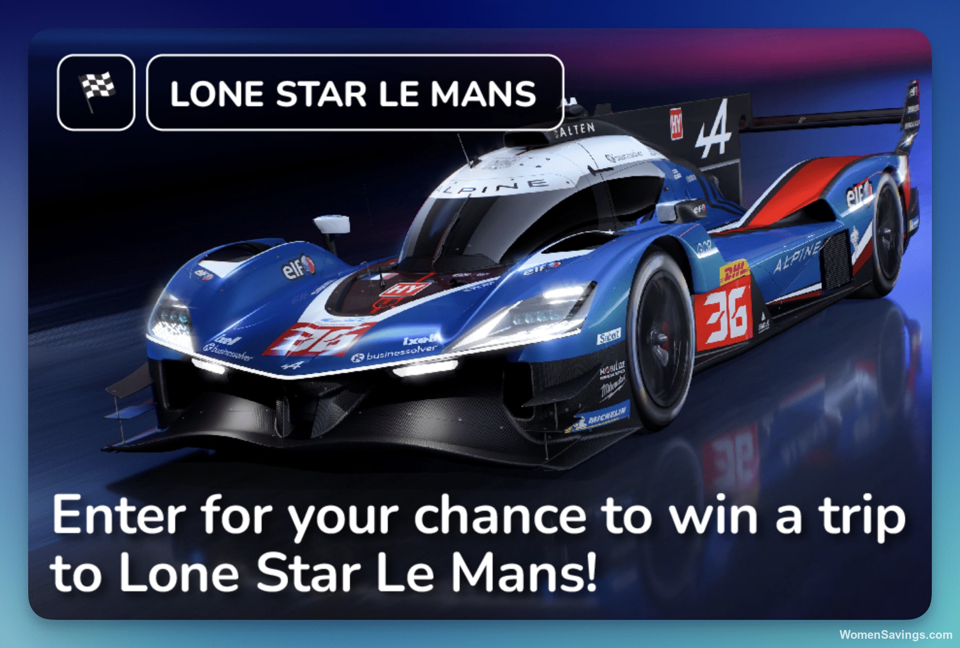 ELF Lonestar Le Mans Ticket Giveaway - Win a Trip to Austin!
