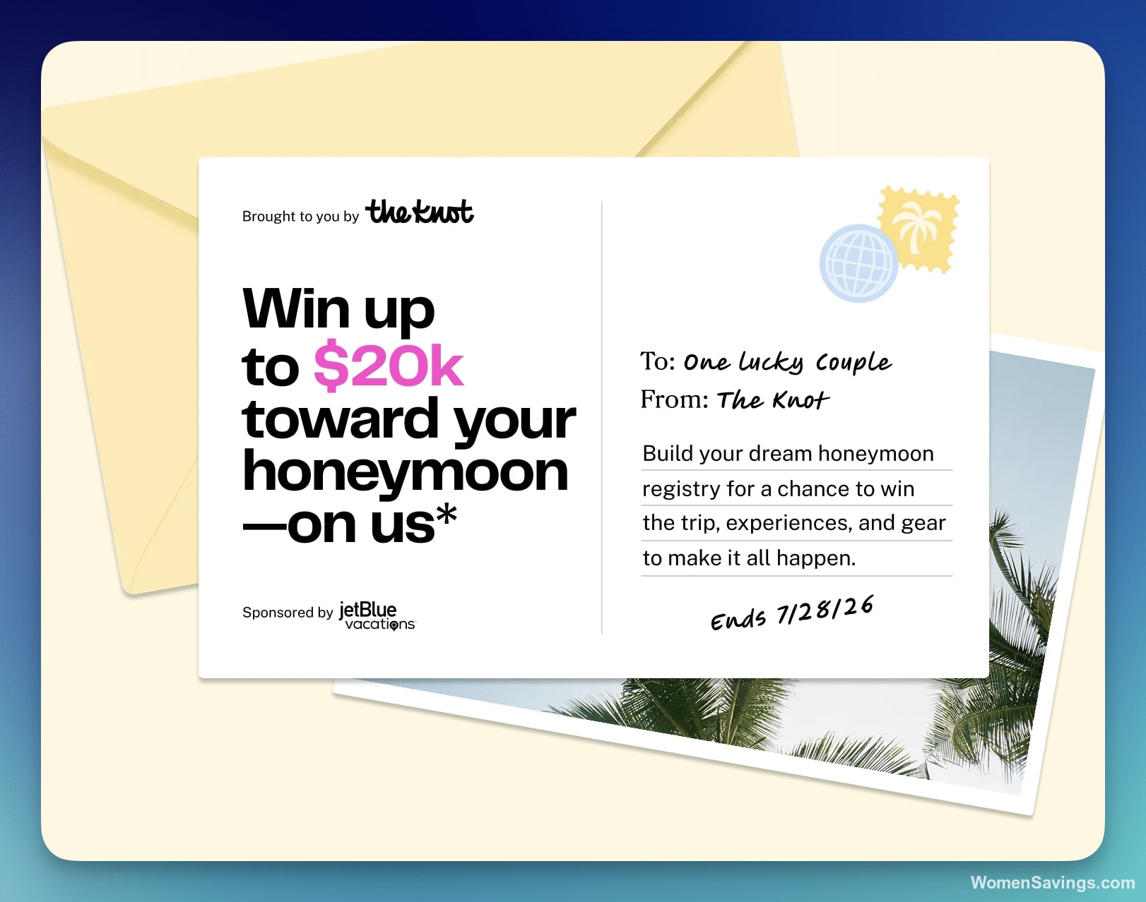 Win a 5-Night Honeymoon & $10,000 in Registry Gifts